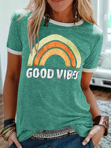 T-shirt da donna T-shirt grafiche da donna Tshrits manica corta Primavera Estate T-shirt casual divertente da donna T-shirt da stampa T-shirt Top 230509