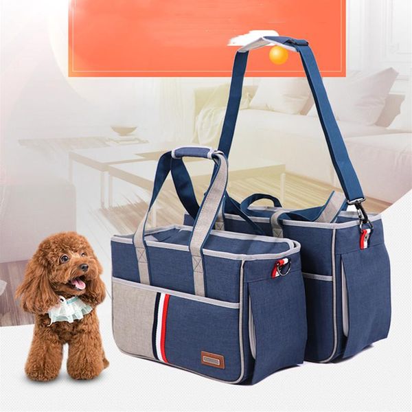 Trasportini Pet Dog Fashion Borse a tracolla traspiranti Poliestere realizzato colorato Trasportino da viaggio all'aperto Dag per cani di piccola taglia Gatti PB727