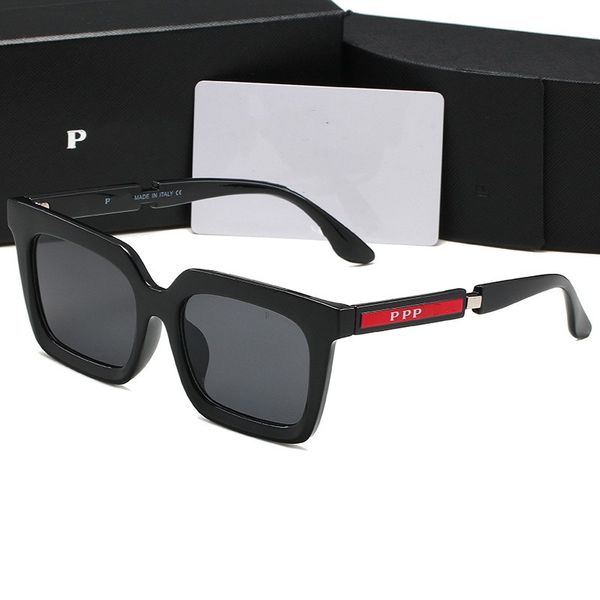 2023 Designer Luxus Damen Sonnenbrille Luxus Vintage Herren Sonnenbrille Netz Rot Gleiche Brille Marke Herren Brillen Farbverlauf Damen Brillen Sonnenbrillen mit Box 09