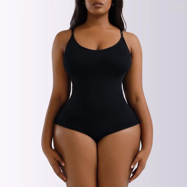 Kadın şekillendiricileri v Boyun gövdesi sıkıştırma gövdesi açık kasık shapewear zayıflama şekillendiricisi pürüzsüz bodysuit