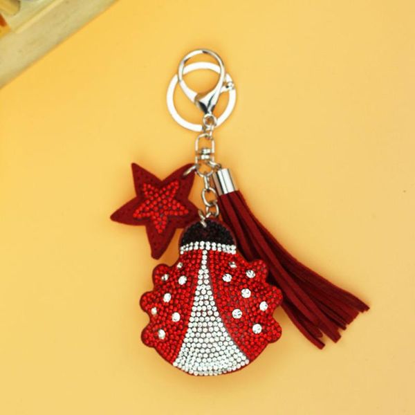 Schlüsselanhänger Auto-Schlüsselanhänger Doppelherz-Schlüsselanhänger mit Kristall-Strass Coole Geschenke WomenKeychains