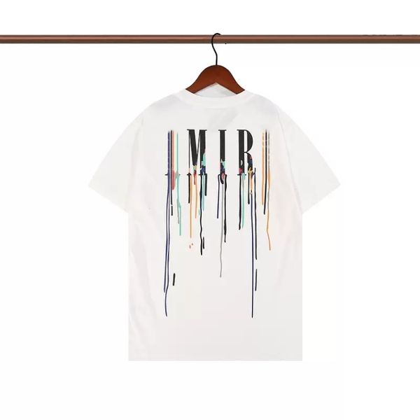 NEUE Designer Herren T-Shirts Herrenmode PAINT Relaxed DRIP Bedrucktes T-Shirt Top-Qualität Baumwolle Lässige T-Shirts Kurzarm Luxus Hip Hop Streetwear T-Shirts M-3XL