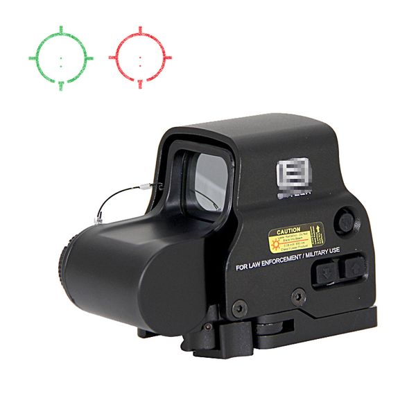 558 Mirino olografico rosso e verde Ottica illuminata Fucile da caccia T-dot Reflex Sight con binario tessitore integrato da 5/8