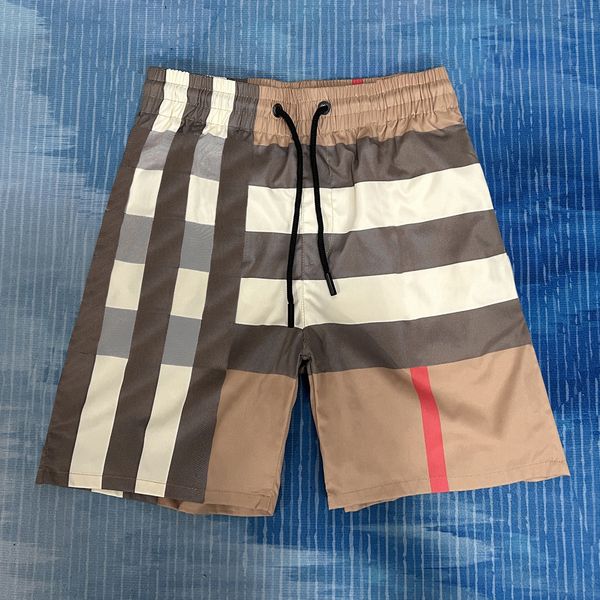 Horts Designer Verão Mulheres Homens Shorts Listrados São Elegantes Nadar Curto Casual Esportes Ginásio Secagem Rápida Homem Calças de Praia Preto e Branco Asiático Tamanho M-3XL 1 7E38