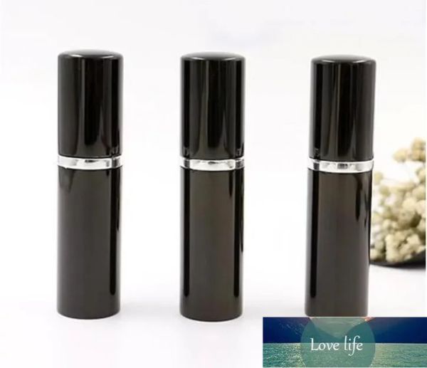 Toptan Siyah Renk 5ml 10ml Mini Taşınabilir Doldurulabilir Parfüm Atomizer Sprey Şişe Boş Şişeler Kozmetik Kaplar Şişeler