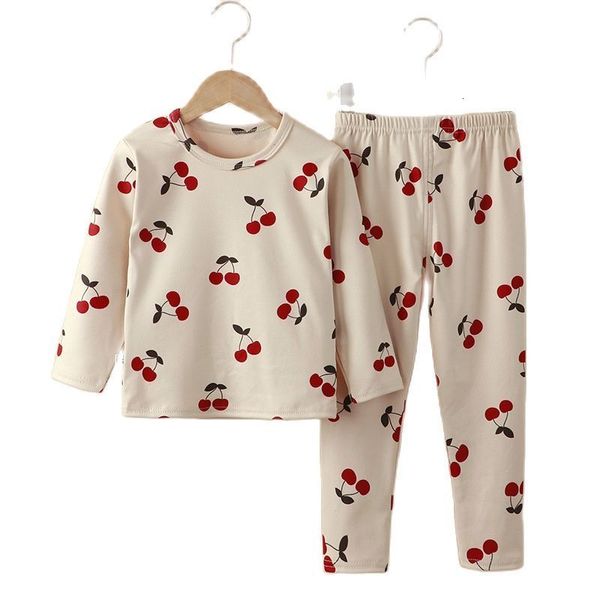 Pyjamas Kinder Herbst Baumwolle Pyjama Sets Jungen Hause Kleidung Mädchen Unterwäsche Sets 1-6 Jahre Baby Anzug Frühling Kinder Kleidung 230509