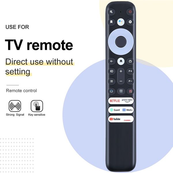 RC902V FMR5 FMR1 FMR4 Замена дистанционного управления для TCL Smart TV 8K QLED TV с Netflix IVI без голосового управления