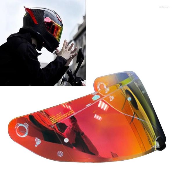 Motorradhelme All Season PC Helmvisier für HJC I70 I10 Len Unisex Windschutzscheibe Zubehör Teile Brille R2LC