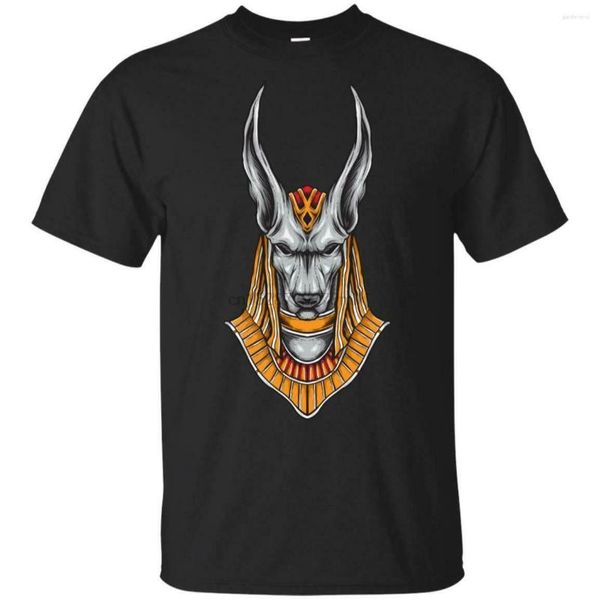 Herren-T-Shirts Rs - Anubis Herrenhemd Heilige ägyptische Kultur Geometrische Pyramidenkleidung