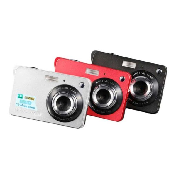 Fotocamera digitale TFT HD da 2,7 pollici Videocamera con zoom 18MP 8x Videocamera Smile Capture Mini fotocamera Videocamera digitale anti-vibrazione