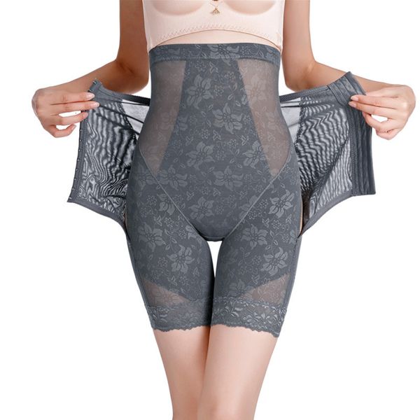 Tomosa da cintura Shaper Cantura alta Fivela Lace Ruffle Transparente de volta, retire a calcinha do corpo da calcinha da cintura Tummy Butt Butt Lift Boxer Roupide 230509