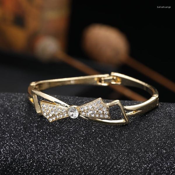 Boltanagem 2pcs Modelo Marroquino e Liga de Zinco Argelino Bracelete de Cristal Africano Jóias de Casamento French Noiva