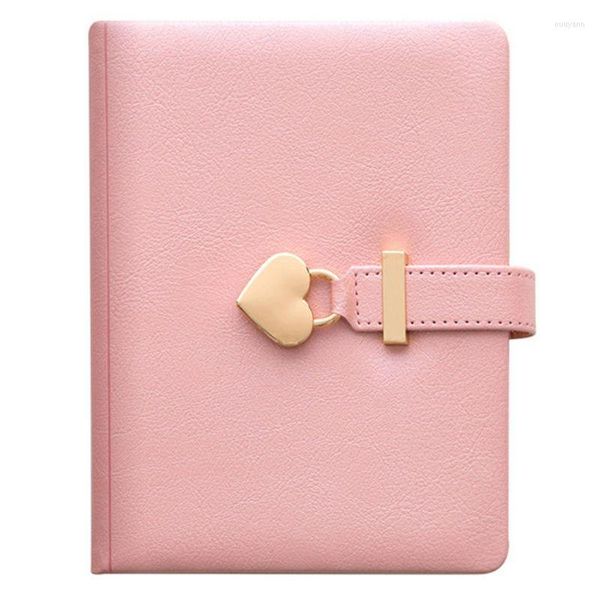 Notebook Notepad Lock Lock Cover Journal Diário Playery M17F