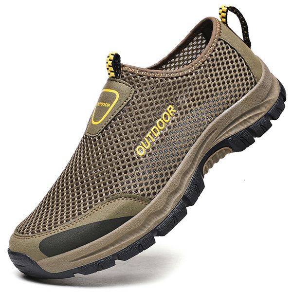 Abendschuhe Mesh Herren Freizeitschuhe Sommer Outdoor Wasser Turnschuhe Herren Turnschuhe Rutschfeste Kletterwanderschuhe Atmungsaktiv Herren Trekkingschuh 230509