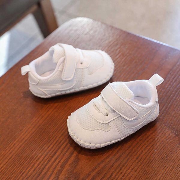 Baby Spring Summer Shoes de malha, pequena sola mole de 0 a 1 ano, sem deslizamento, sapatos respiráveis ​​para bebês masculinos e femininos, 6-9-12 meses Escola 8