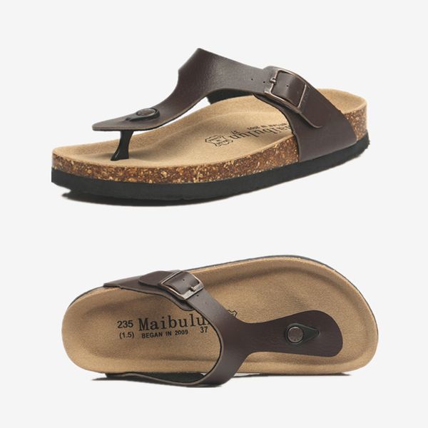 Terlik Kozmagic Beach Cork Flip Flops Terlik Terlik Sıradan Yaz Kadınlar Karışık Renk Baskı UNISEX SLIPS SLIDES THOLE 230509