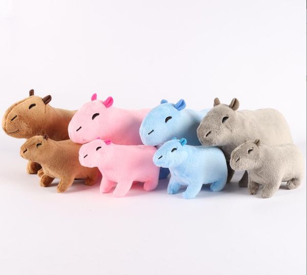 30cm Moda Kawaii 4 Color Capybara Plush Toy Kawaii PP Cotton Cotton Plelow Festival Gift Doll Kids Toys