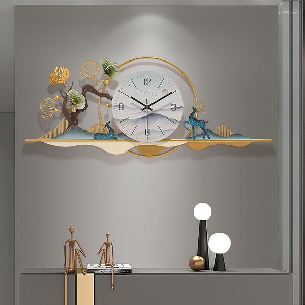 Orologi da parete Orologio silenzioso nordico Aghi Moderno Insolito Grande formato Digitale Elegante 3d Horloge Murale Decorazione casa