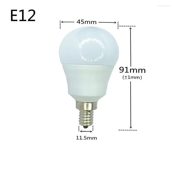 AC6.3V AC6V E12 LED 5V DC5v Lampadina Alimentatore USB DC 4.5V 6V AC5V 6.3V Dimmerabile