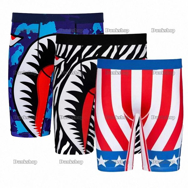 Underwear Men Underpants Boxer unisex Stili casuali Breve pattern Sport Sports Rock Skateboard Street Fashion Legging