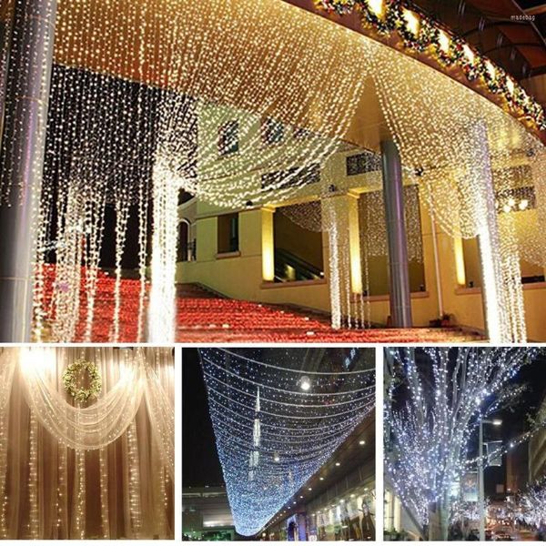 Decorações de Natal 3m x 300 LEDs LEDs LEDS Lâmpada Romântica Decoração de casamento Casamento Navidad Boda Birthday Year Decoração.