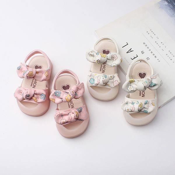 Sandals Girls 'Summer Sweet Princess Shoes Baby Fashion Flor Flower Print Bowtie Costa