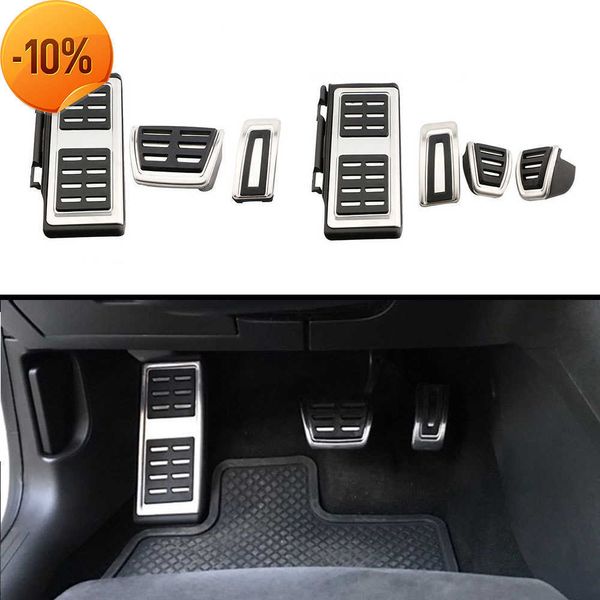 Yeni 3/4pcs araba pedalları ayak yakıt fren debriyaj kapağı koltuk leon 5f mk3 için volkswagen vw golf 7 tiguan passat b8