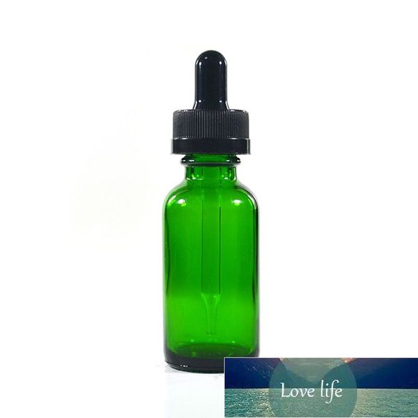 Flacone contagocce in vetro boston classico blu chiaro verde ambrato con tappo a prova di bambino eliquide ejuice bottiglia di oli essenziali 100 pezzi 30 ml 1 oz