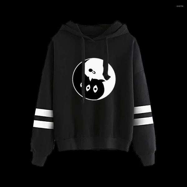 OYASUMI PUNPUN UNISEX Y2K Kapüşonlu Sweatshirt'teki Erkek Hoodies Kadın Erkekler Anime Günlük Giysiler