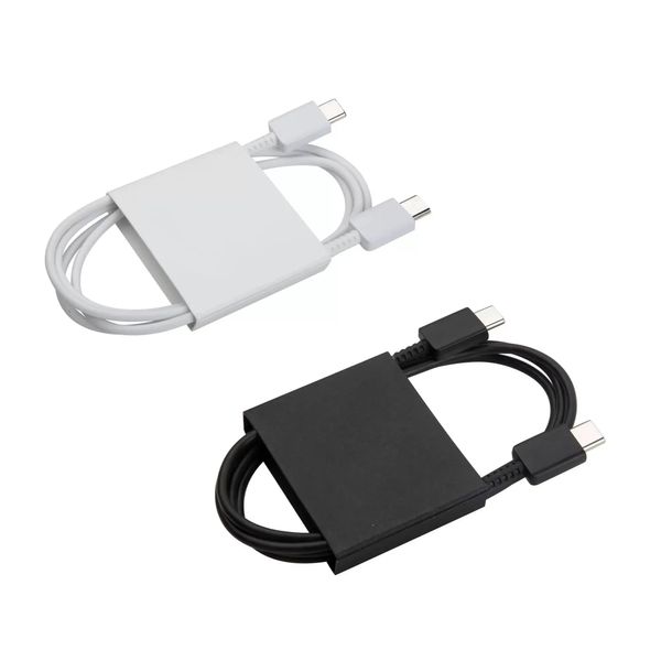 Cable de carga tipo C a USB-C 3A PD Cable de cargador de carga rápida para S20 S21 Macbook Xiaomi Tipo-C Cable USB C