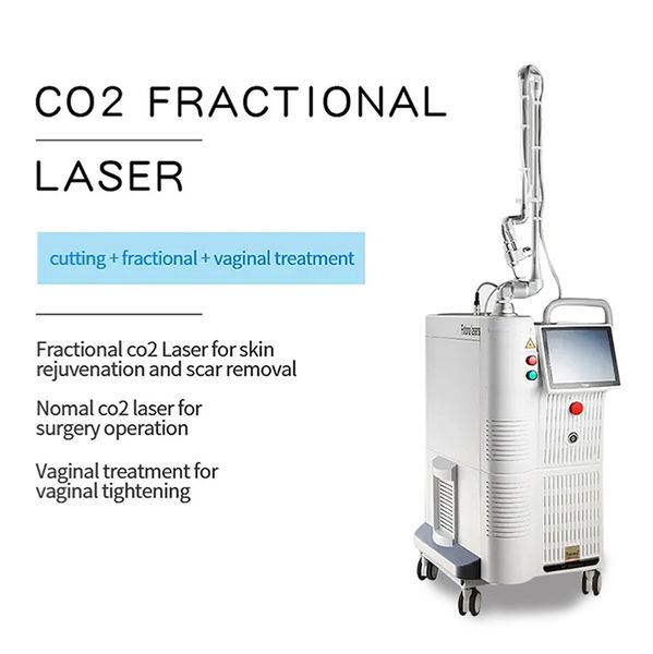 Co2 Laser Design 5D Foton Trattamento frazionario Incisione Alimentazione 10600nm Macchina di bellezza per il resurfacing della pelle Cicatrici da acne Rafforzamento vaginale