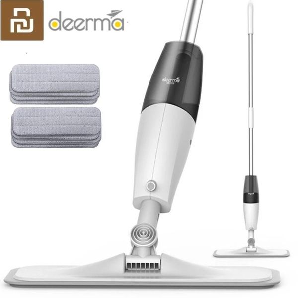 Mops Original Deerma Water Spray Mop 360 Rotating Handheld Home Cleaning flat mop Sweeper Mopping Dust Cleaner 230510