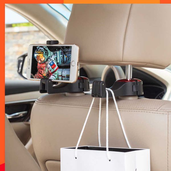 Novo suporte para suporte para apoio do suporte do gancho de carro de carro de carro de 1PC para craque para trás do cravo do berço do telefone do carro traseiro para o dropshipping