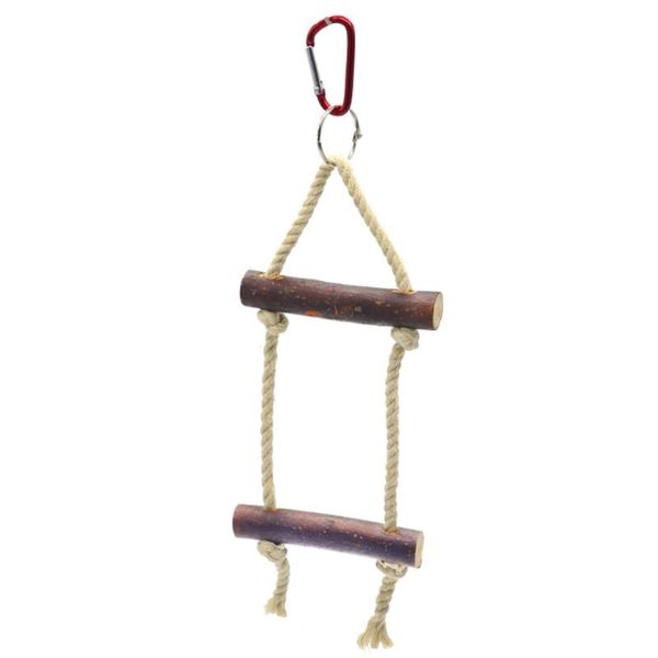 Outros pássaros suprimentos de pássaros 1 PCs Toys Parrot Log da cor corda de algodão escada escada roendo a escalada divertida Strings Acessórios