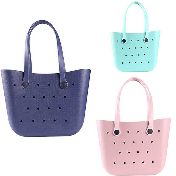 Bolsas de armazenamento 2023 Verão New Women's Fashion Jelly Candy Color Outdoor Picnic Bolsa Bolsas Casuais P230510