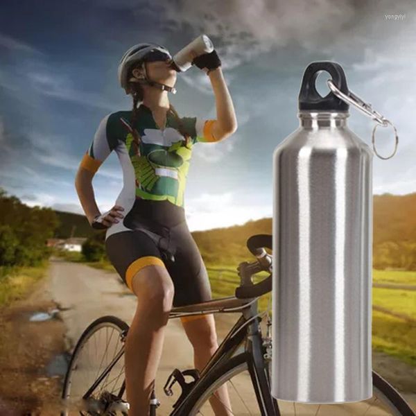 Wasserflasche 2023 Outdoor Hohe Qualität 750 ml Edelstahl Weithals Trinksport Reise Wasserkocher #EW