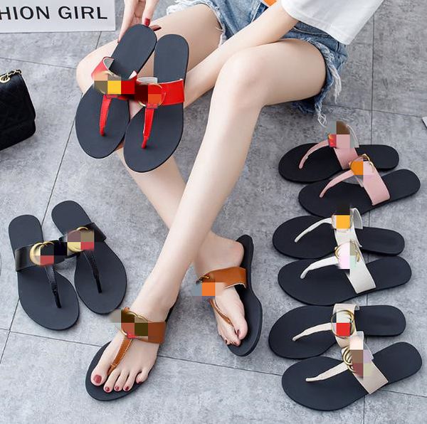 Женская обувь Flip Flops Slippers American Leisure Fashion Big Brand Slippers Оптовые