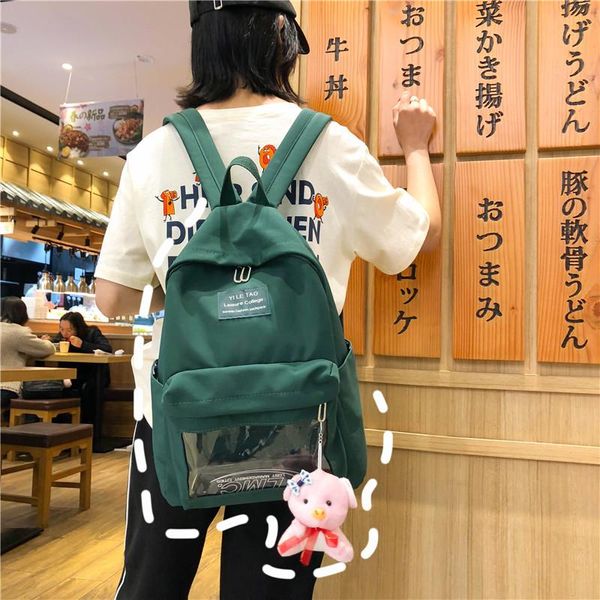 Backpack Female School Saco para Girlas Adolescentes 2023 Nylon Viagem Mulheres Mochilas Sac A Dos Laptop Laptop Rucksack Men Bag Pack