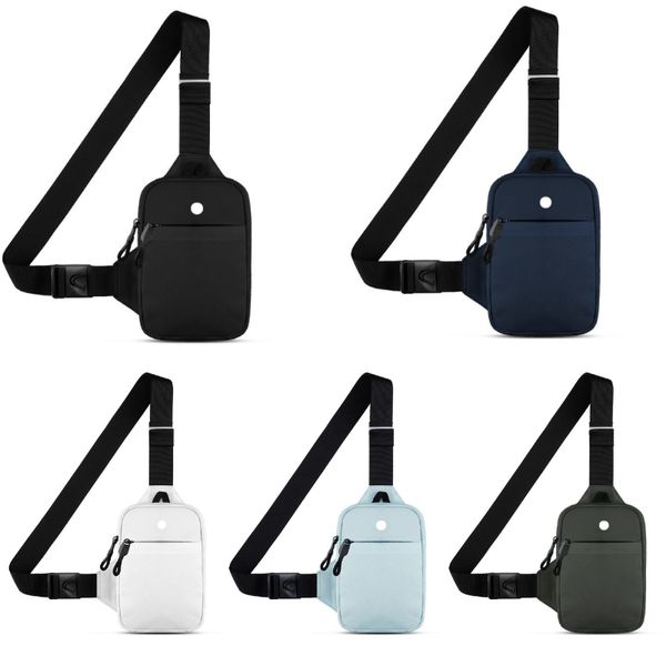 LL-A8069 Homens homens Bolsas de ginástica cruzadas Bolsas de ginástica Bolsas de ombro de ginástica esportes ao ar livre Mini bolsa de bolsa de bolsa de bolsa Fanny Packs Pacotes Mensageiros