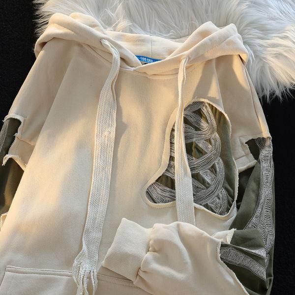 Herren Hoodies 2023 Frühling Licht Luxus Mode Pullover Pullover Lässig Vielseitig Paar Tops Mantel All-Match Boutique Kleidung Einfacher Stil