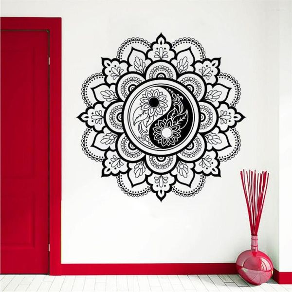 Duvar Çıkartmaları Mandala Odası Taijiyin Yang Dekorasyon Sanatı Çıkarılabilir Poster Güzellik Moda Modern Çıkartma Süsleme Dekor LY941