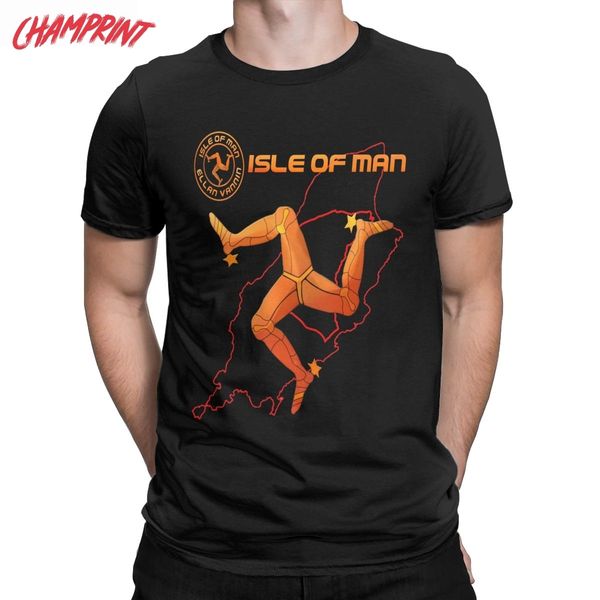 Camisetas masculinas Isle of Man tt camise