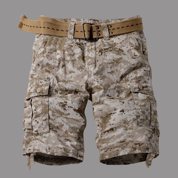 Pantaloncini da uomo estate mimetico stile coreano Pantaloncini cargo militari uomo lavaggio sciolto Camouflage Tooling per 29-40 230510