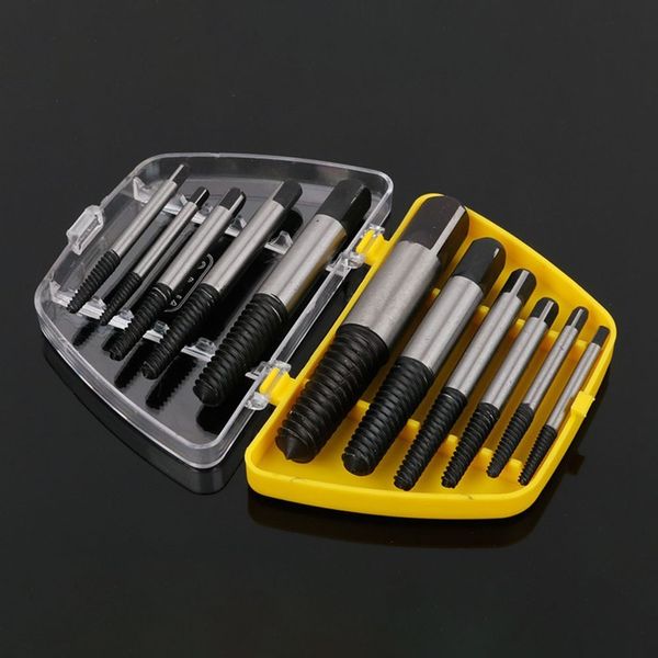 Matkap Bitleri Hasarlı Kırık Vida Çıkartma Extractor 56pcs Çelik Dayanıklı Kolay Çıkış Orta Cıvatalar Aracı 230510