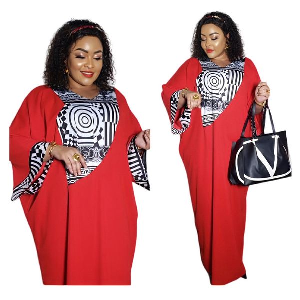 Roupas étnicas de tamanho grande vestidos africanos para mujeres talla grande estilo livre arbaze dashiki para mulheres 230510