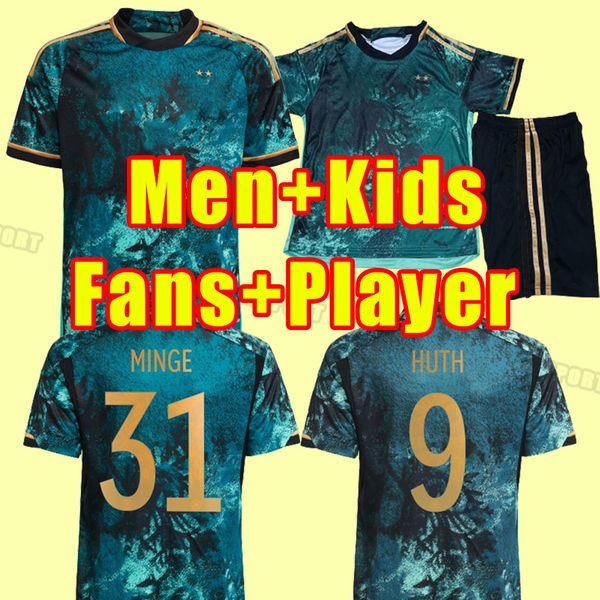 2023 2024 alemanha S HUMMELS camisas de futebol KROOS GNABRY WERNER DRAXLER REUS MULLER GOTZE camisa de futebol Masculino Fãs Jogador versão mulheres meninas kits completos