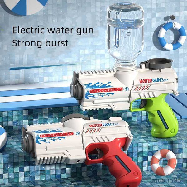 Sandspiel-Wasserspaß Neue elektrische automatische Wasserpistole Kinder Hochdruck-Außenstrand Großraum-Schwimmbad Sommerspielzeug für Kinder Jungen