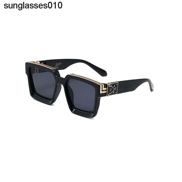 Occhiali da sole con montatura grande per uomo e foto di strada alla moda da donna occhiali da sole eleganti per milionari occhiali antiriflesso