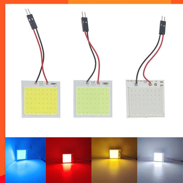 Novo bulbo LED C5W C10W Festoon 36mm T10 W5W LED COB 12V 6500K AMARELO AMAREL