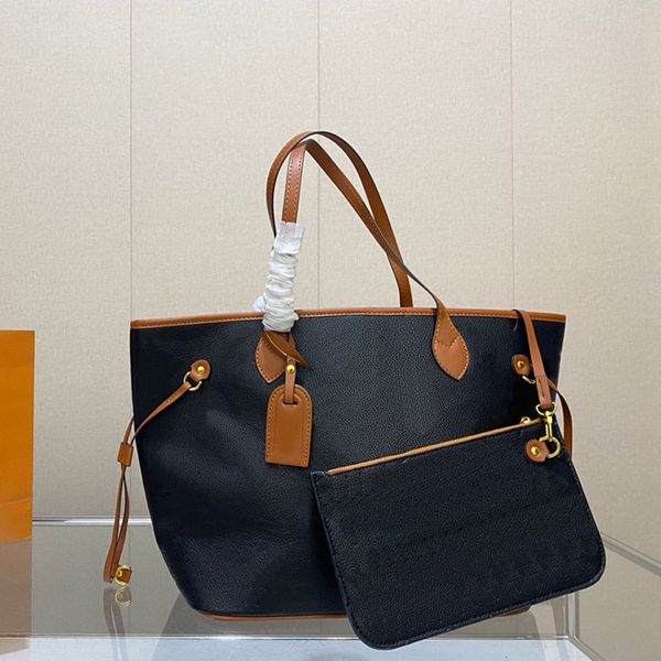 Famous Designer Tote Bag Luxury Ladies Bolsa de ombro Moda Bolsa de couro de alta qualidade Bolsa de couro